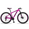 Bicicleta Aro 29 Spaceline Orion Aluminum 21v Freio a Disco - Rosa e Preto - 19 - 1