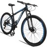 Bicicleta Aro 29 Dropp Aluminum 21v Freio a Disco - Preto e Azul - 19 - 2