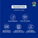 Ver imagem 2 de Aparelho de Jantar Tramontina Valentina 20 Peças em Porcelana Decorada