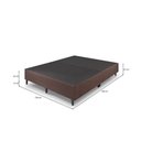 Ver imagem 3 de Base Box Queen Size Bipartido 158x198cm Estrutura Madeira Eucalipto Reforçada Suporte 150kg/m²
