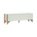 Ver imagem 5 de Rack 3 Portas Decor Off-white-amêndoa