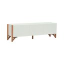 Ver imagem 1 de Rack 3 Portas Decor Off-white-amêndoa
