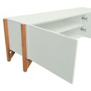 Ver imagem 3 de Rack 3 Portas Decor Off-white-amêndoa