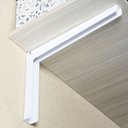 Ver imagem 4 de Suporte Mão Francesa Dobrável 30 cm Reforçado Branco 1 Unidade