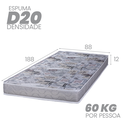 Ver imagem 4 de Colchão Soft Line D-20 Colchão Espuma Cinza