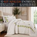 Ver imagem 3 de Kit Colcha Casal Queen Azaleia 300 F Bordado Super Elegante:amarelo