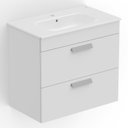 Ver imagem 2 de Gabinete para Banheiro 80x45cm com Lavatório 2 Gavetas Debba 