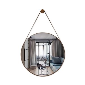 Espelho Adnet Banheiro Antigo 60cm + Pino Suporte