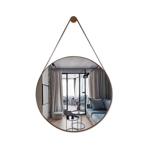 Espelho Adnet Banheiro Antigo 60cm + Pino Suporte