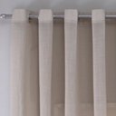 Ver imagem 3 de Cortina Linho de Gaze Bege 280x230cm para Varão