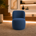 Ver imagem 2 de Poltrona Decorativa Bia Orgânica Suede Recepção Sala Estar Quarto
