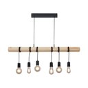 Ver imagem 1 de Luminária Pendente Versatto Pinus 06 Lamp E27 Preto - 6006/6 Pt
