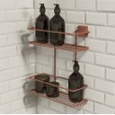 Ver imagem 1 de Porta Shampoo Duplo - Linha Premium Decotec Cobre