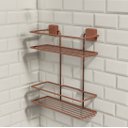 Ver imagem 2 de Porta Shampoo Duplo - Linha Premium Decotec Cobre