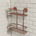 Ver imagem 2 de Porta Shampoo Duplo - Linha Premium Decotec Cobre