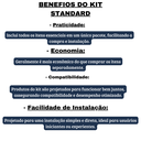 Ver imagem 4 de Kit Acessórios para Banheiro 5 Peças Alumínio/inox Único