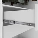 Ver imagem 5 de Guarda Roupa Casal Imperatore 6 Portas de Bater 6 Gavetas MDF com Espelhos Branco Móveis Lopas