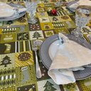 Ver imagem 3 de Toalha de Mesa Retangular Gorgurinho Natalino Verde - 2,20M x 1,50M Largura