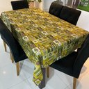 Ver imagem 1 de Toalha de Mesa Retangular Gorgurinho Natalino Verde - 2,20M x 1,50M Largura