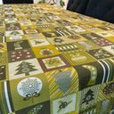 Ver imagem 2 de Toalha de Mesa Retangular Gorgurinho Natalino Verde - 2,20M x 1,50M Largura