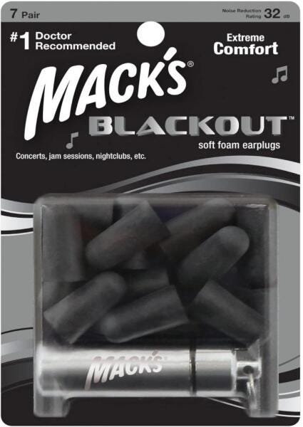 Protetor Auricular Mack's Blackout 32dB 7 Pares com Case - 2