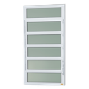 Ver imagem 1 de Basculante Alumínio 120 x 60 Elite V.Boreal Branco Brimak