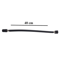 Engate Flexível 40 cm x 1/2 PVC Preto Ultra resistente Censi - 4