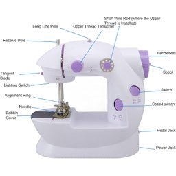 Mini Máquina de Costura Portátil Bivolt com Pedal - 2