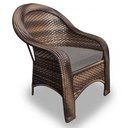 Ver imagem 2 de Conjunto de Poltronas Fibra Sintética Karibe - 2 Poltronas + 1 Mesa Centro - Tecido Duna Fendi