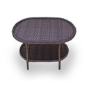 Ver imagem 3 de Conjunto de Poltronas Fibra Sintética Karibe - 2 Poltronas + 1 Mesa Centro - Tecido Duna Fendi