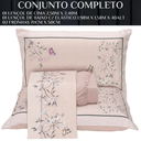 Ver imagem 6 de Conjunto de Lencol Casal Queen Size Marilyn 300 Fios Luxo e Conforto:rosa