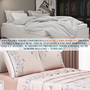 Ver imagem 4 de Conjunto de Lencol Casal Queen Size Marilyn 300 Fios Luxo e Conforto:rosa