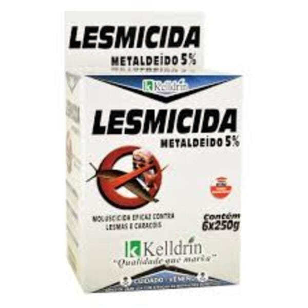 Lesmicida Kelldrin Cx com 4 Un de 250Gr - Kel49 Cx com 1 Cx