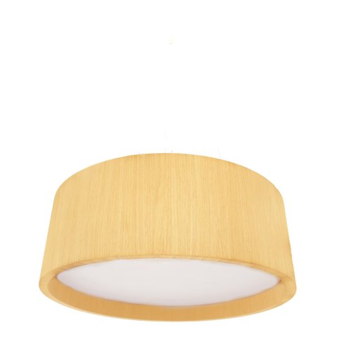 Plafon Madeira Redondo 35cm Marfim