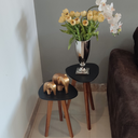 Ver imagem 7 de Conjunto de Mesa de Canto Organica Paris Preta - 2 Unidades