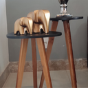 Ver imagem 4 de Conjunto de Mesa de Canto Organica Paris Preta - 2 Unidades