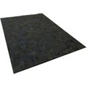 Ver imagem 2 de Tapete de Couro Preto Café 2,00x3,00 com Borda Peça 10x10cm