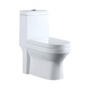 Ver imagem 2 de Vaso Sanitário com Caixa Acoplada Monobloco Adamas ADM-818 Completo com Assento Soft Close