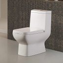 Ver imagem 1 de Vaso Sanitário com Caixa Acoplada Monobloco Adamas ADM-825 Completo com Assento Soft Close