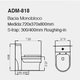 Vaso Sanitário com Caixa Acoplada Adamas ADM-616 Completo com Assento Soft Close - imagem 2