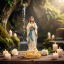 Ver imagem 2 de Imagem de Nossa Senhora de Lourdes de Resina - 15 cm