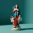 Ver imagem 2 de Imagem de Nossa Senhora Desatadora Dos Nós de Resina - 20 cm