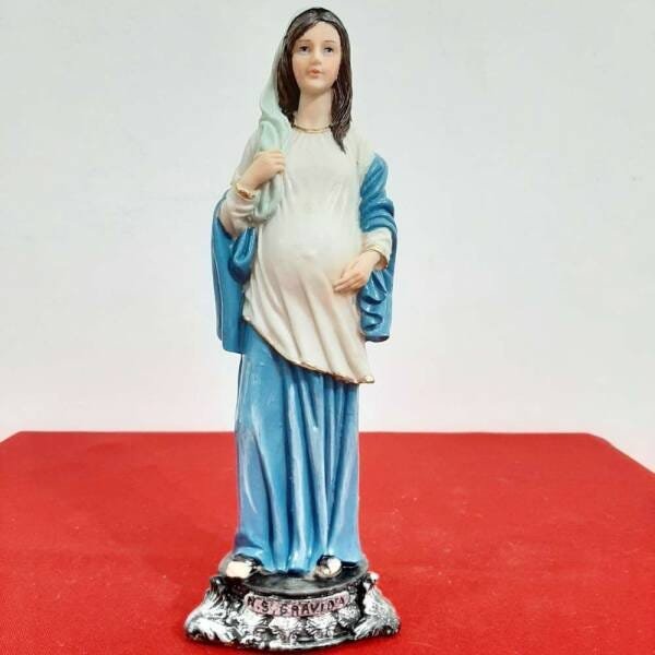 Imagem de Nossa Senhora do Ó de Resina - Nossa Senhora Grávida - 20 cm - 2