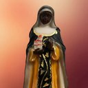 Ver imagem 2 de Imagem de Santa Efigênia de Resina - 15 cm