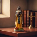 Ver imagem 3 de Imagem de Santa Efigênia de Resina - 15 cm