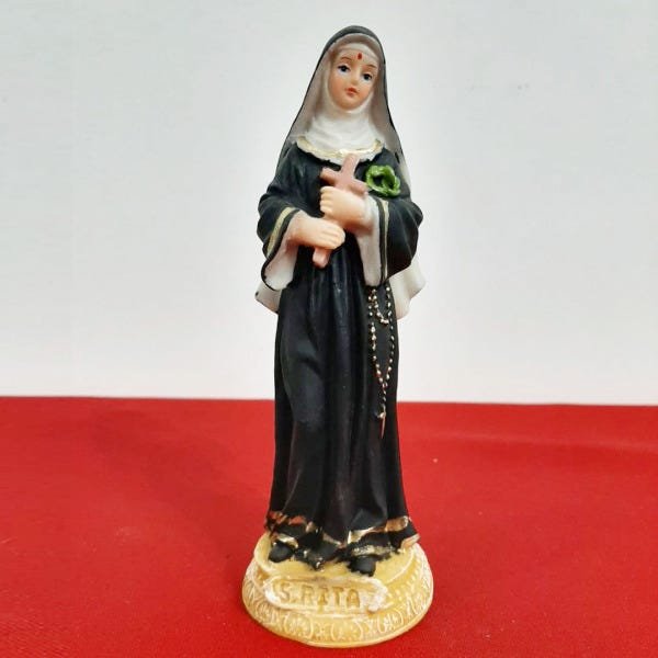 Imagem de Santa Rita de Cássia de Resina - 15 cm