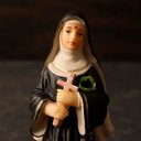 Ver imagem 2 de Imagem de Santa Rita de Cássia de Resina - 15 cm