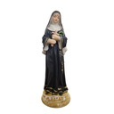 Ver imagem 1 de Imagem de Santa Rita de Cássia de Resina - 15 cm