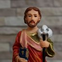 Ver imagem 2 de Imagem de São Judas Tadeu de Resina - 15 cm