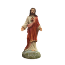 Ver imagem 1 de Imagem do Sagrado Coração de Jesus de Resina - 15 cm